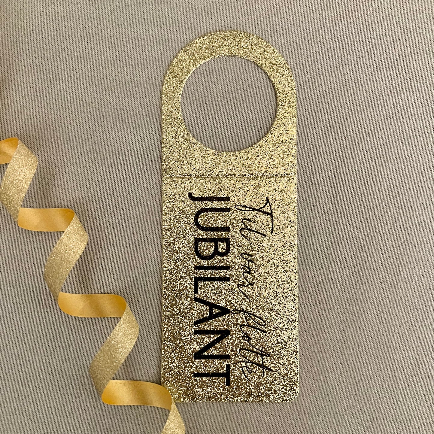 Flaskekort "Jubilant"