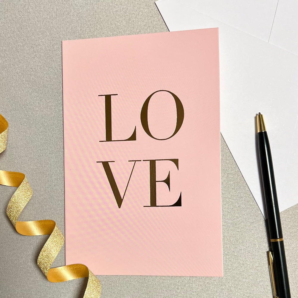 Valetine, glad i deg love kort