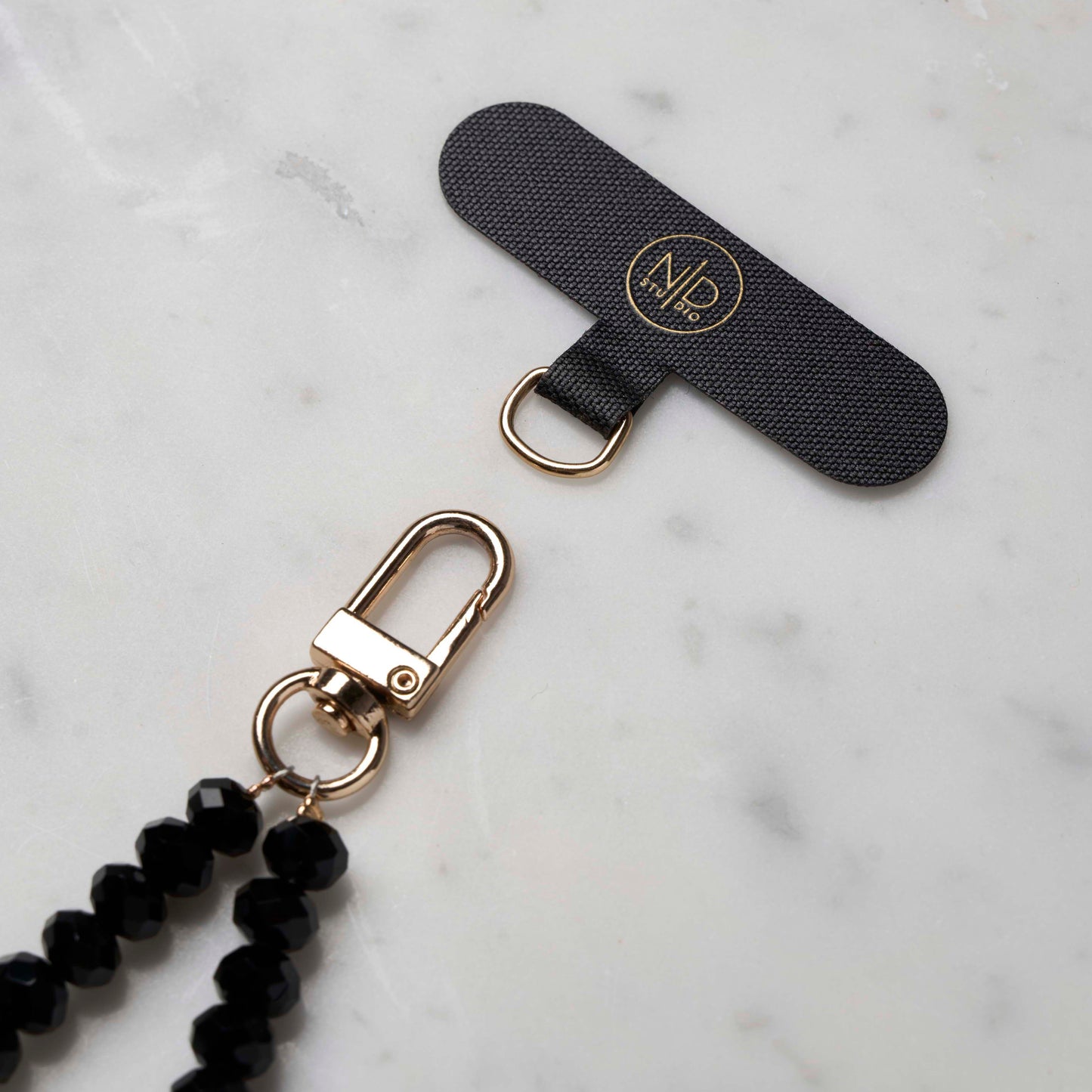 Mobilstropp - Glassperler kort sort