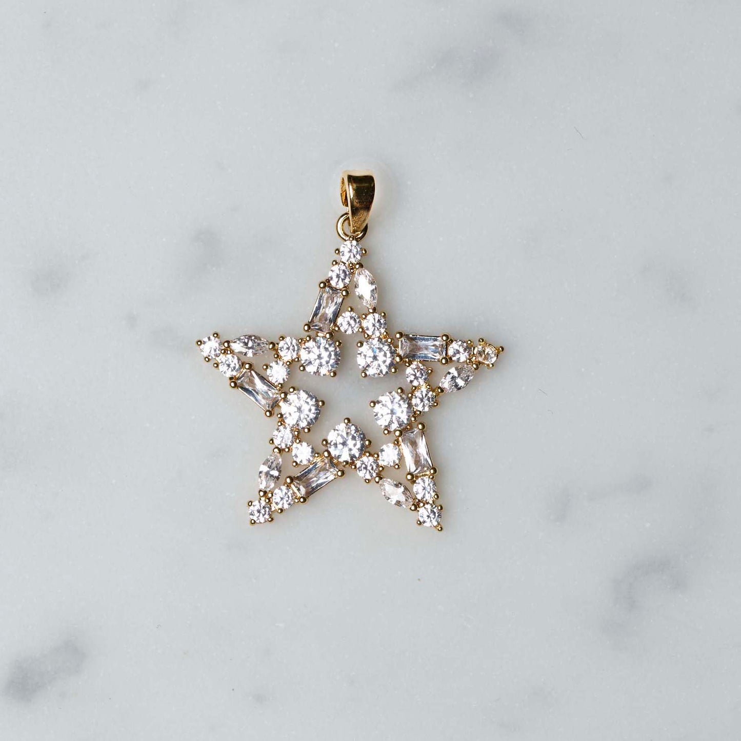 Charm - Stor stjerne med zirkonstener