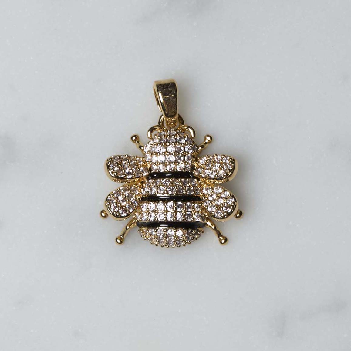 Charm - Bie med glitter