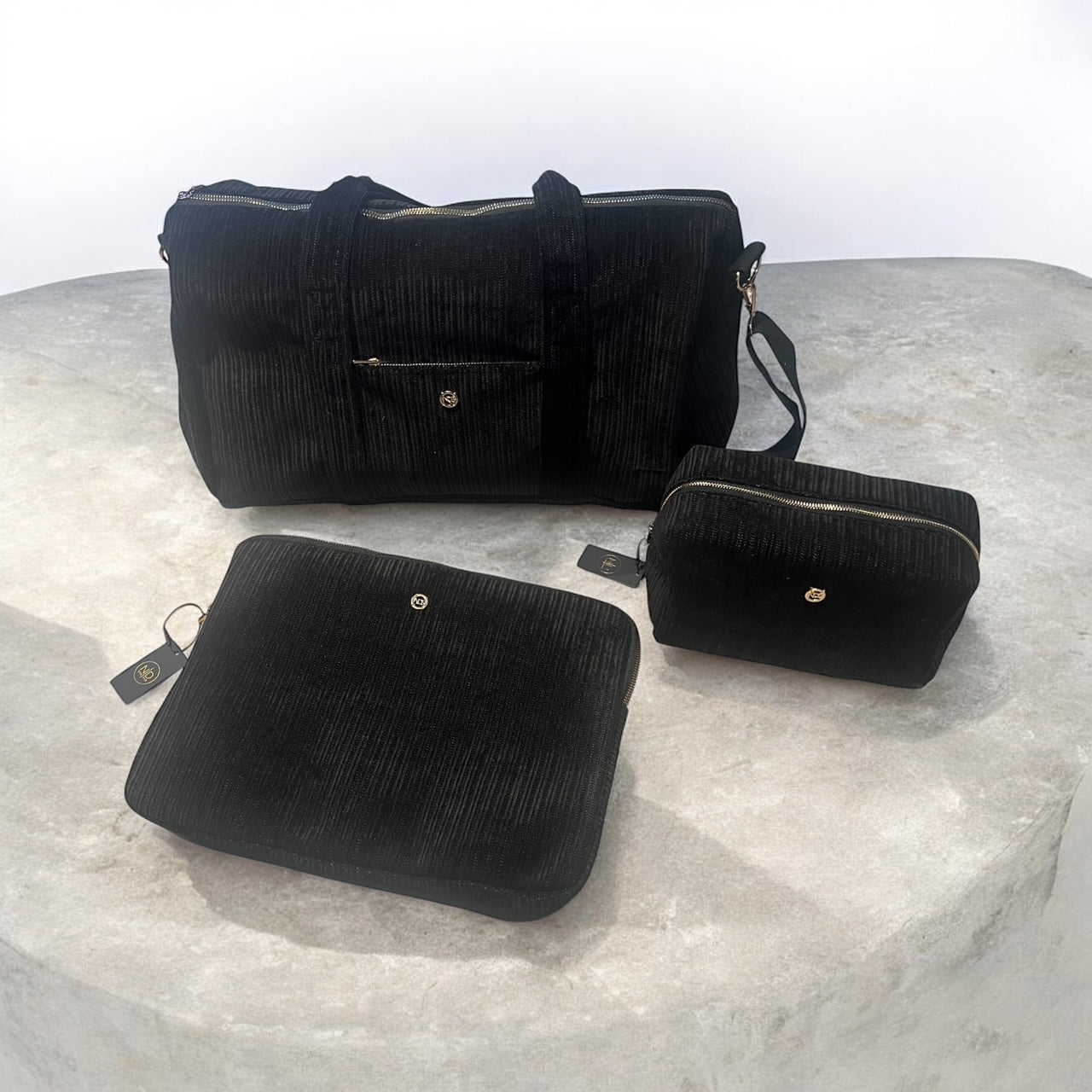 Bag Cordfløyel -Sort