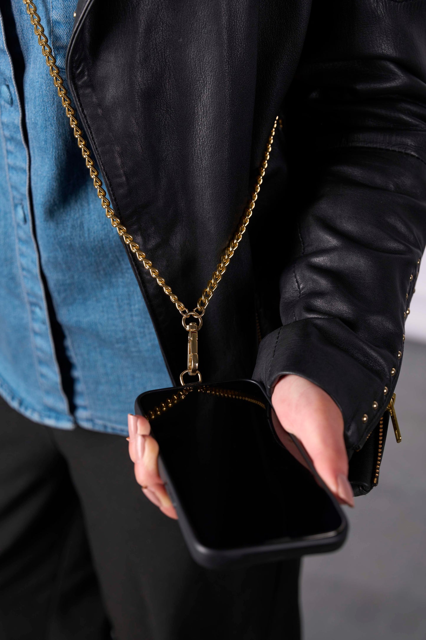 Mobilstropp - Gull lenke, lang