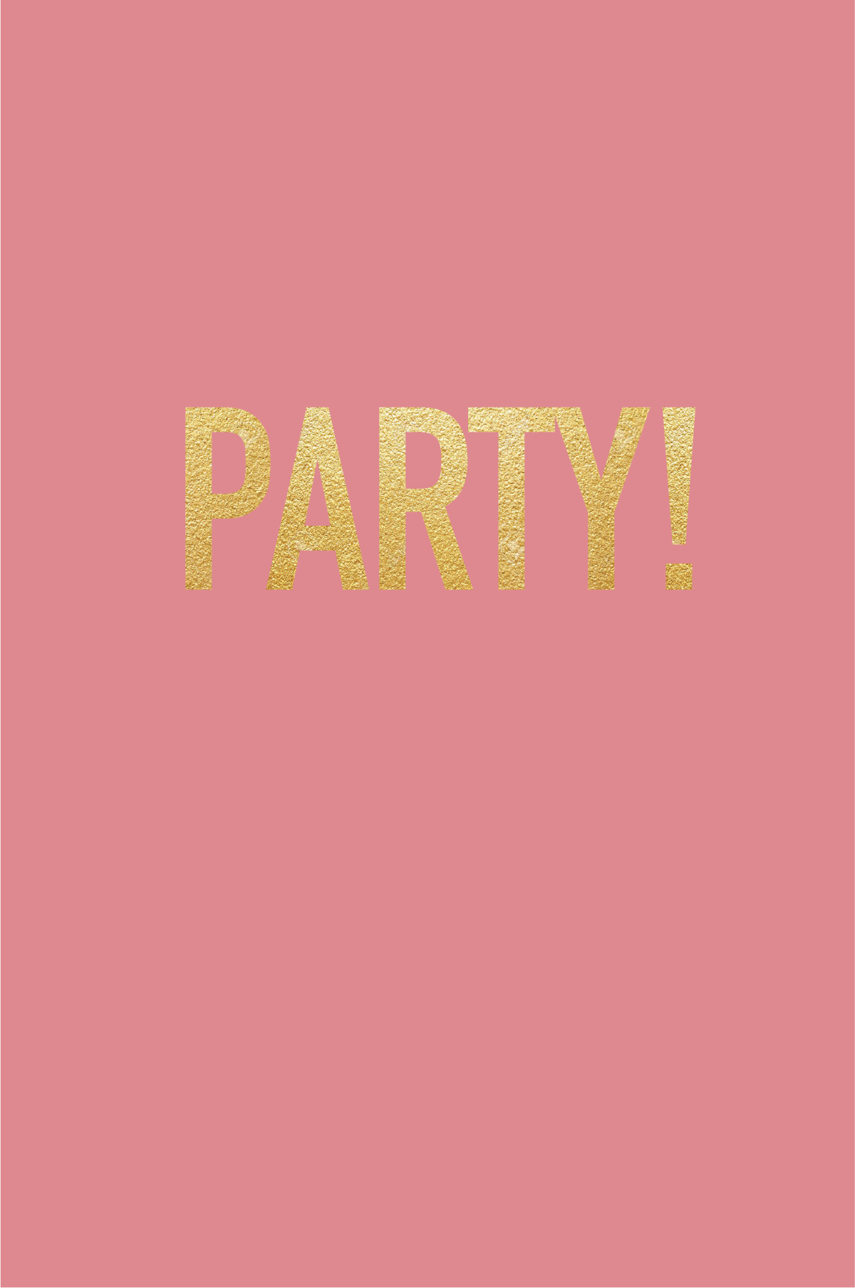 Gratulasjonskort "Party"