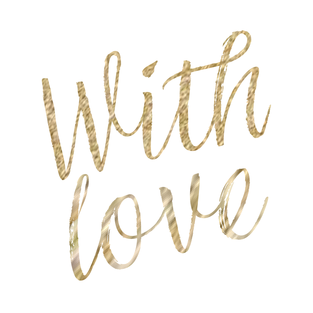 Gratulasjonskort "With Love"