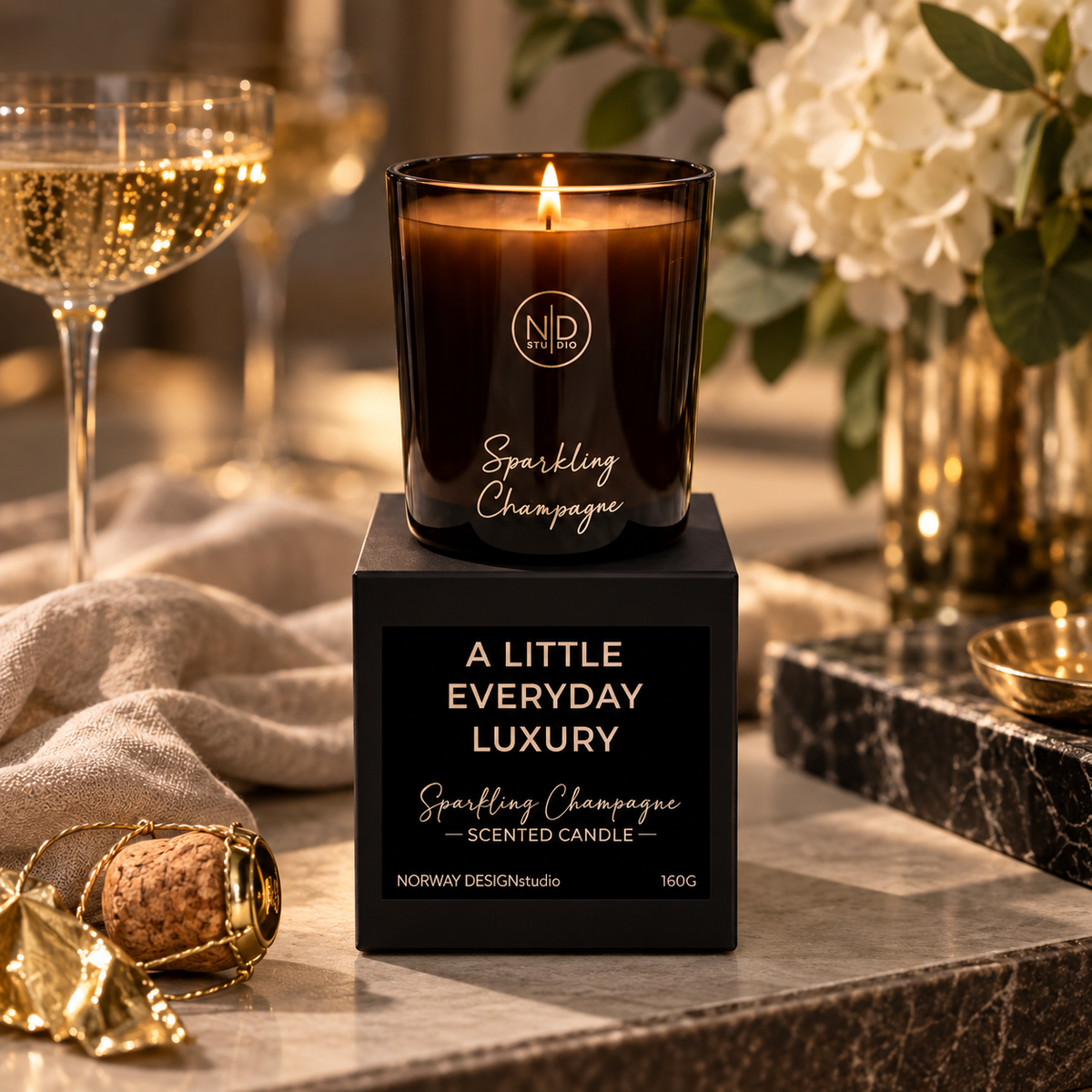 Duftlys – A Little Everyday Luxury – Sparkling Champagne