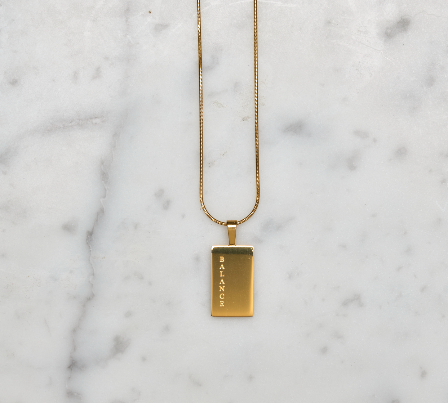 Tekstsmykke BALANCE