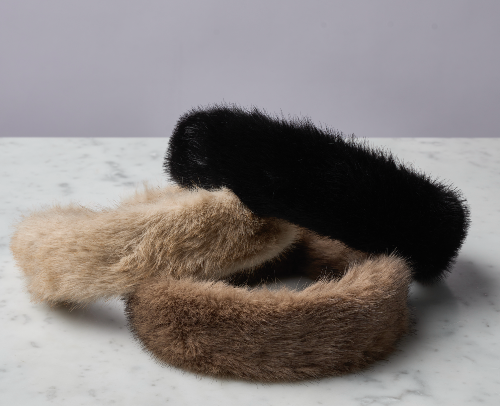 Hårbøyle, Fuskepels - Lys beige