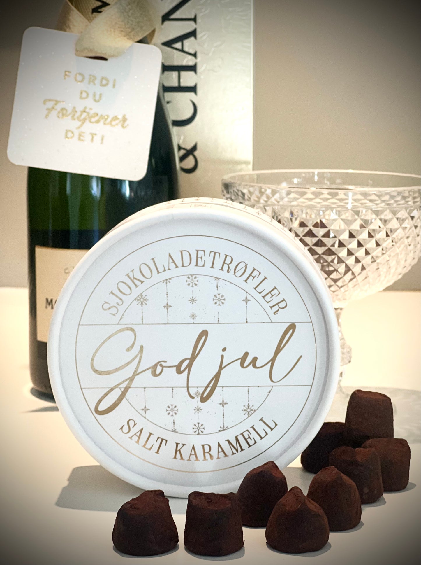 Sjokoladetrøfler - God Jul