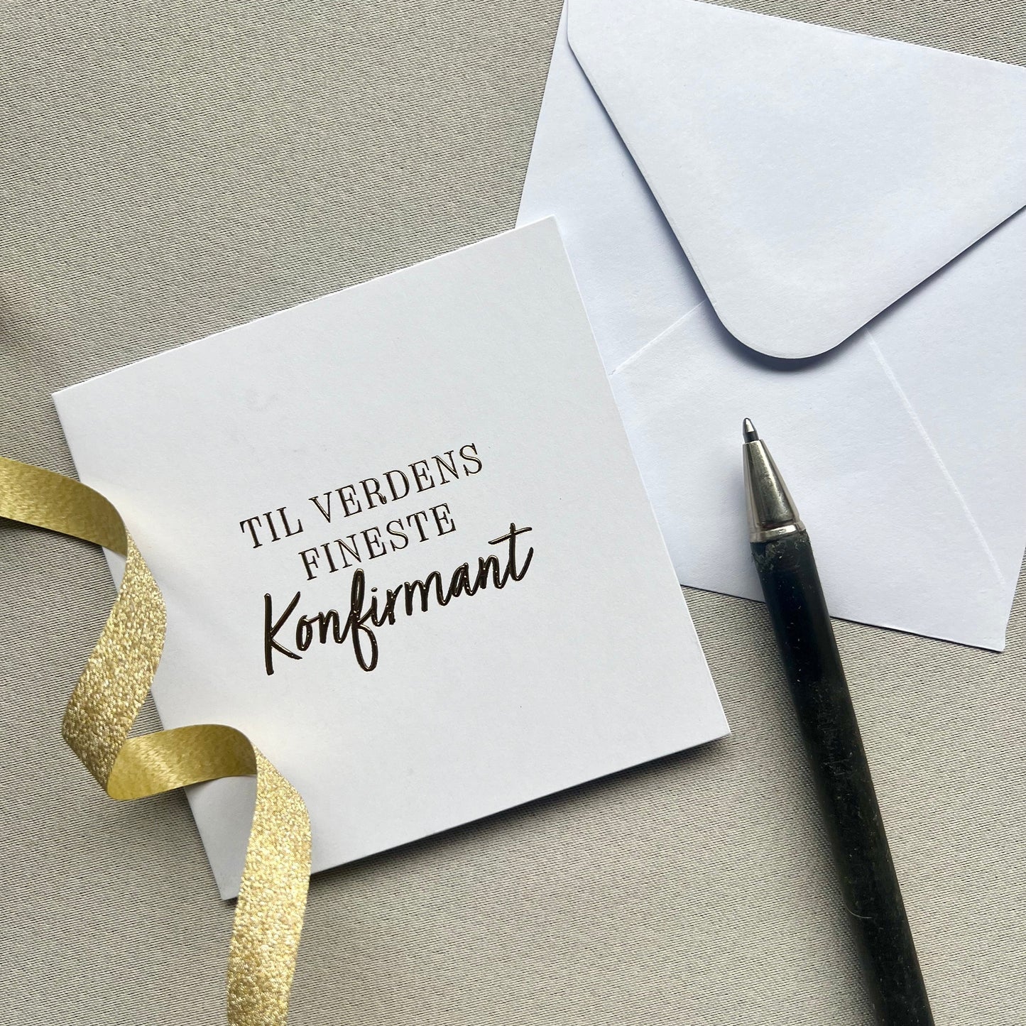 Gratulasjonskort "Konfirmant"