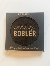 Last inn bildet i Galleri-visningsprogrammet, Coaster sort glitter &quot;Alltid tid for bobler&quot;
