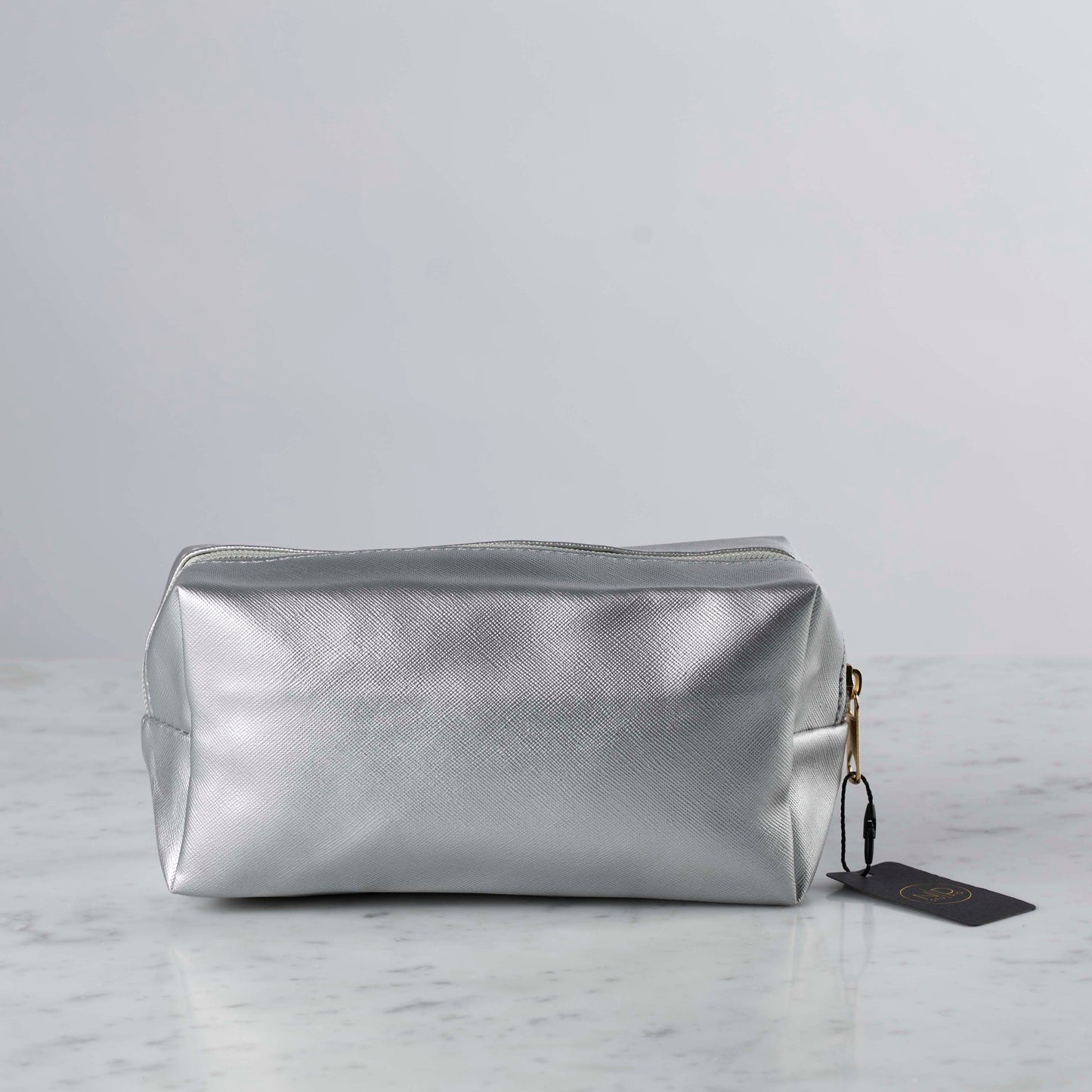 Make-up bag, liten - sølv