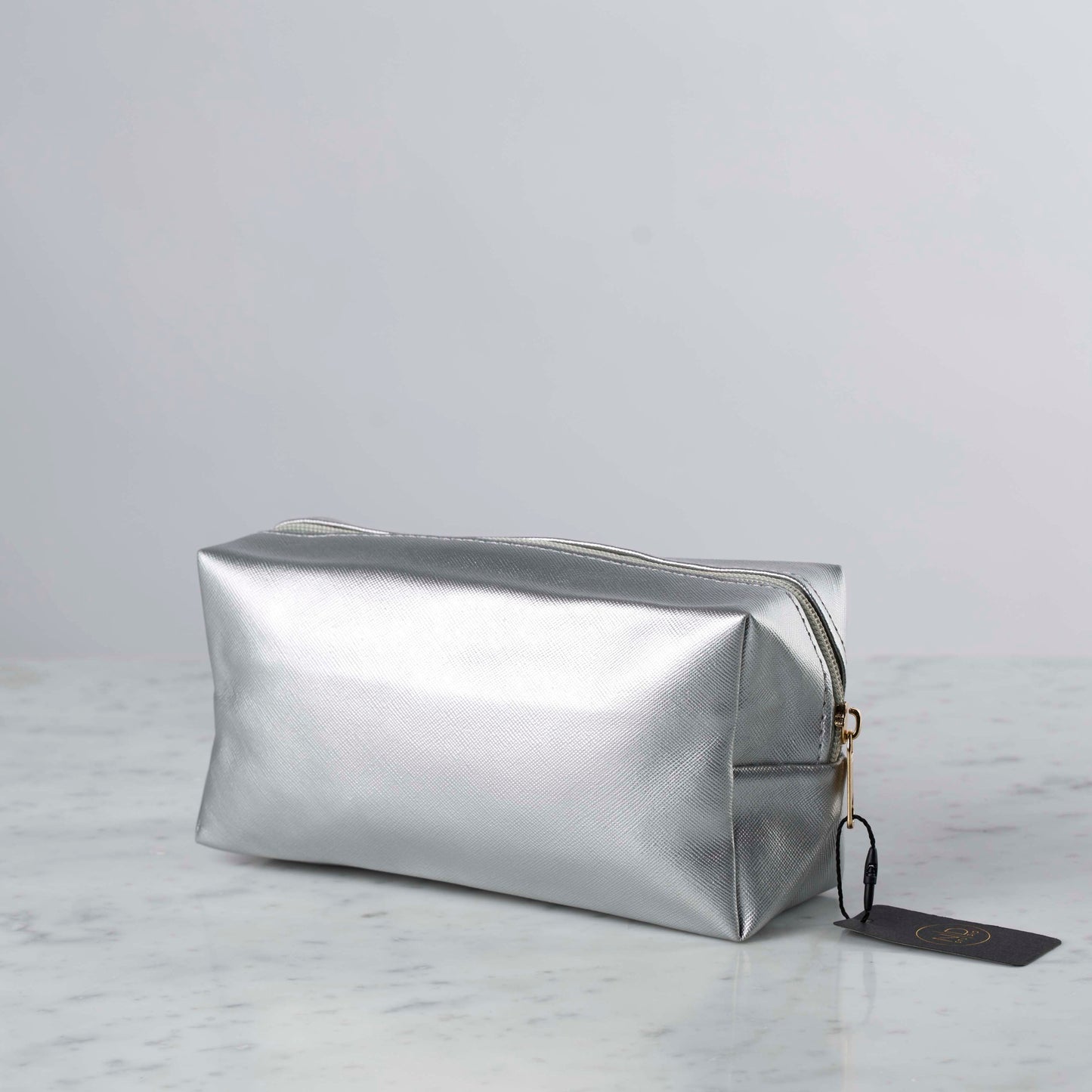 Make-up bag, liten - sølv