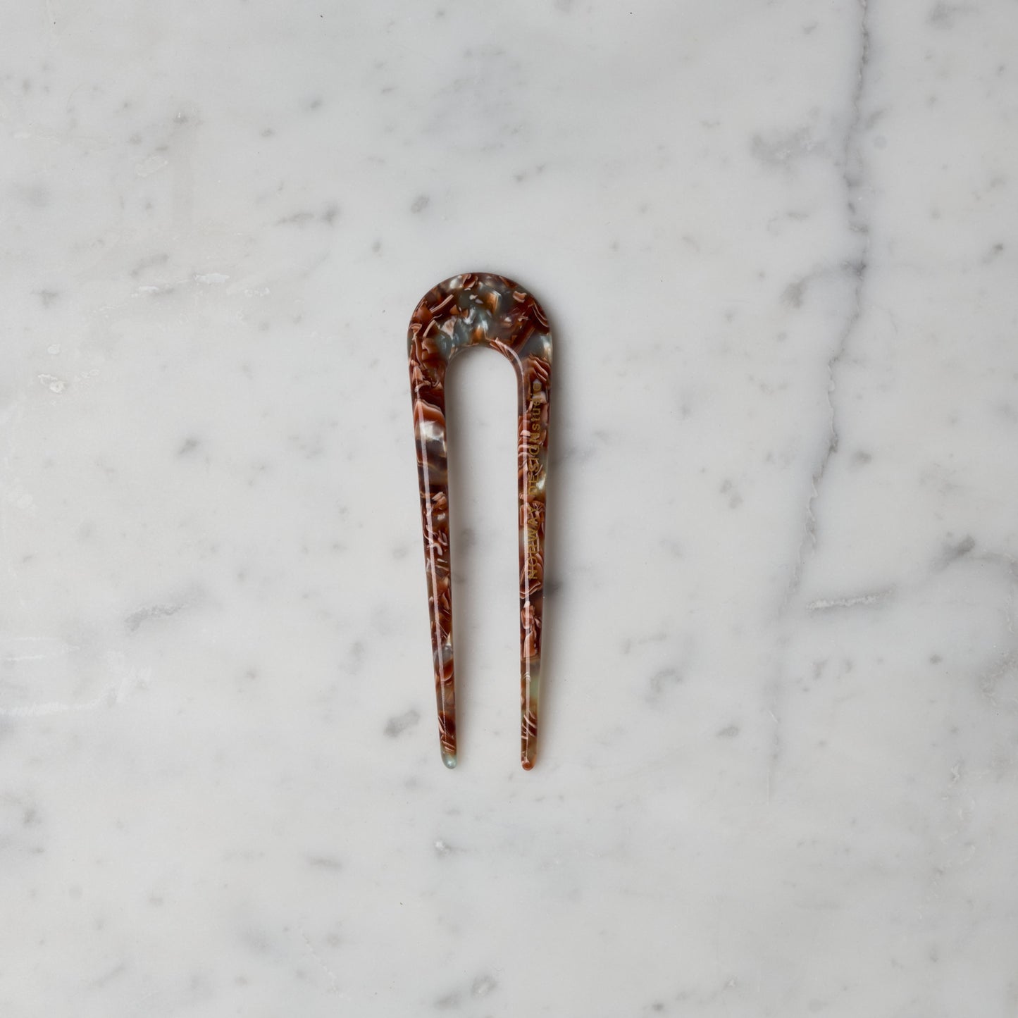 Hårpinne dobbel - liten- Jadewood