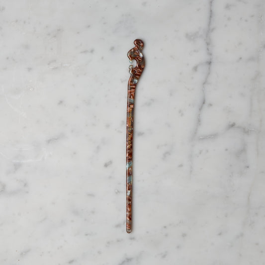 Hårpinne enkel - Jadewood