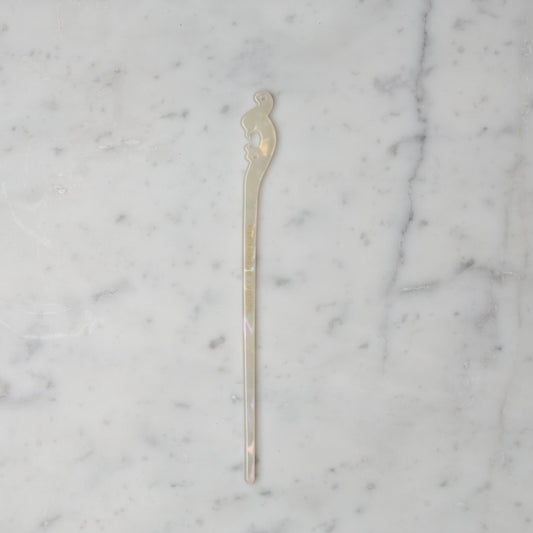 Hårpinne enkel -  Pearl