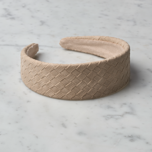 Hårbøyle, Semsket - Beige