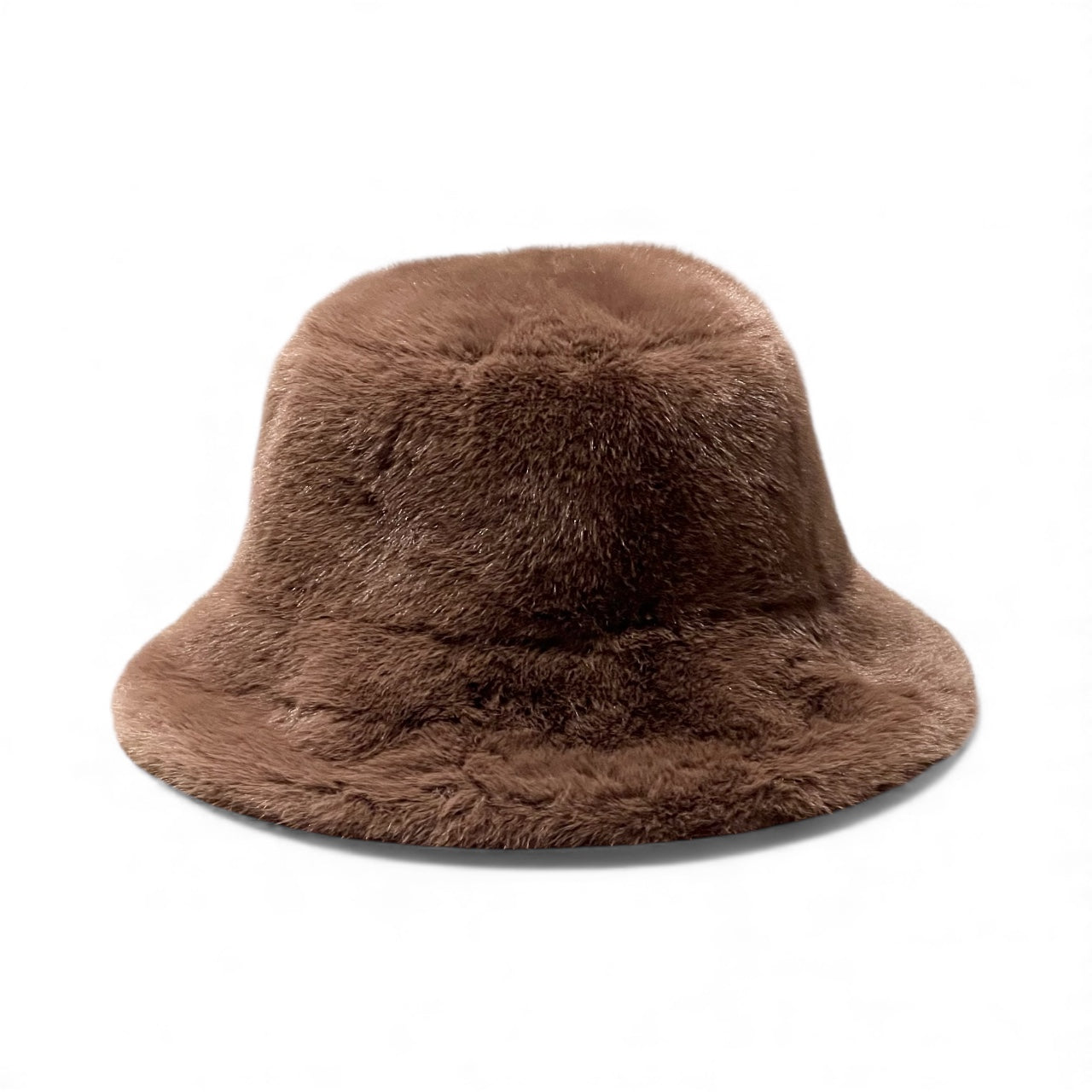 Fuskepels lue, Vendbar, brun