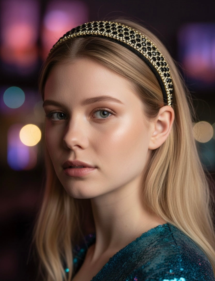 Hårbøyle, Glitter - Medium