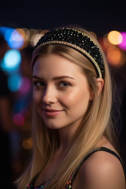 Hårbøyle, Glitter - stor