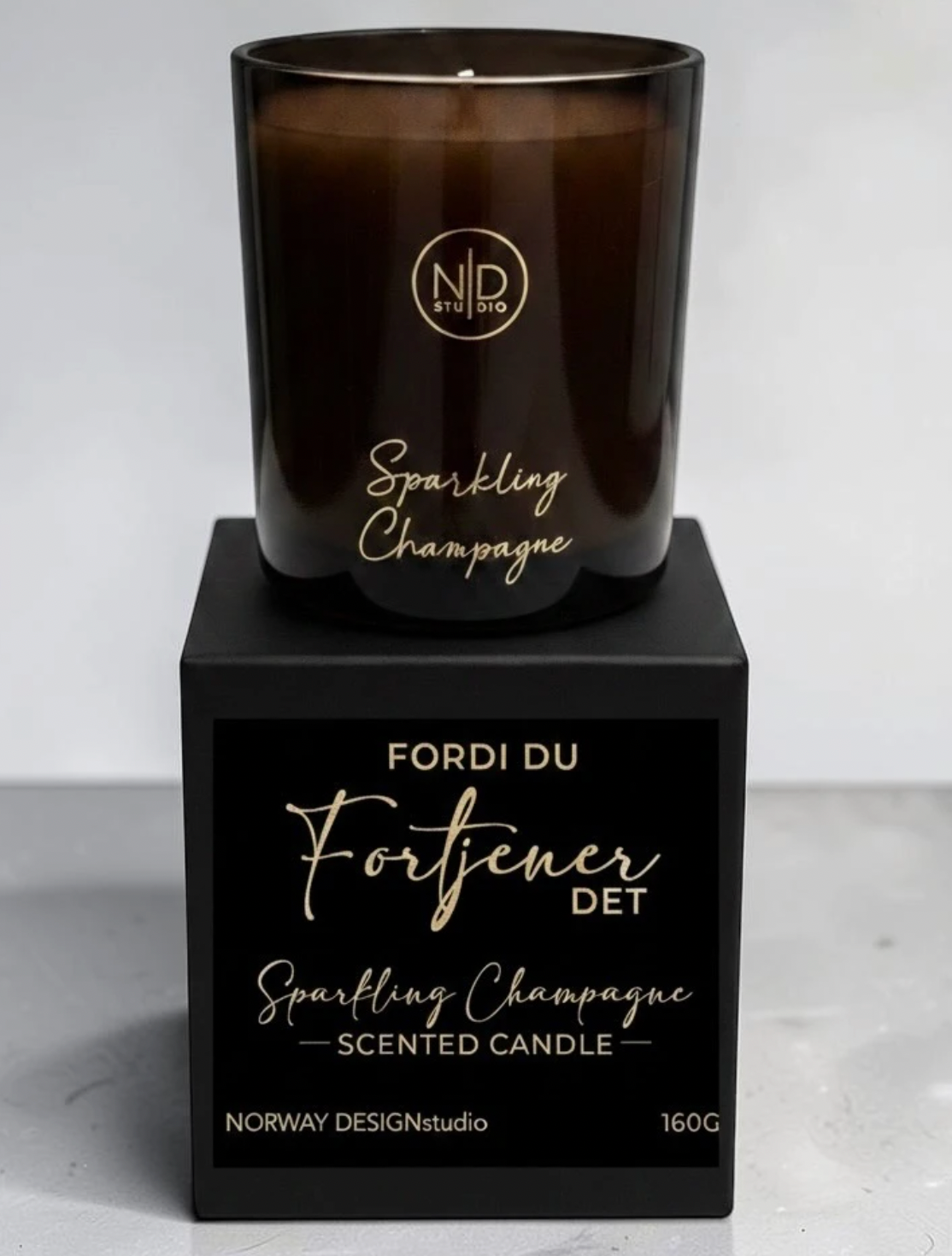 Duftlys – Fordi du fortjener det – Sparkling Champagne