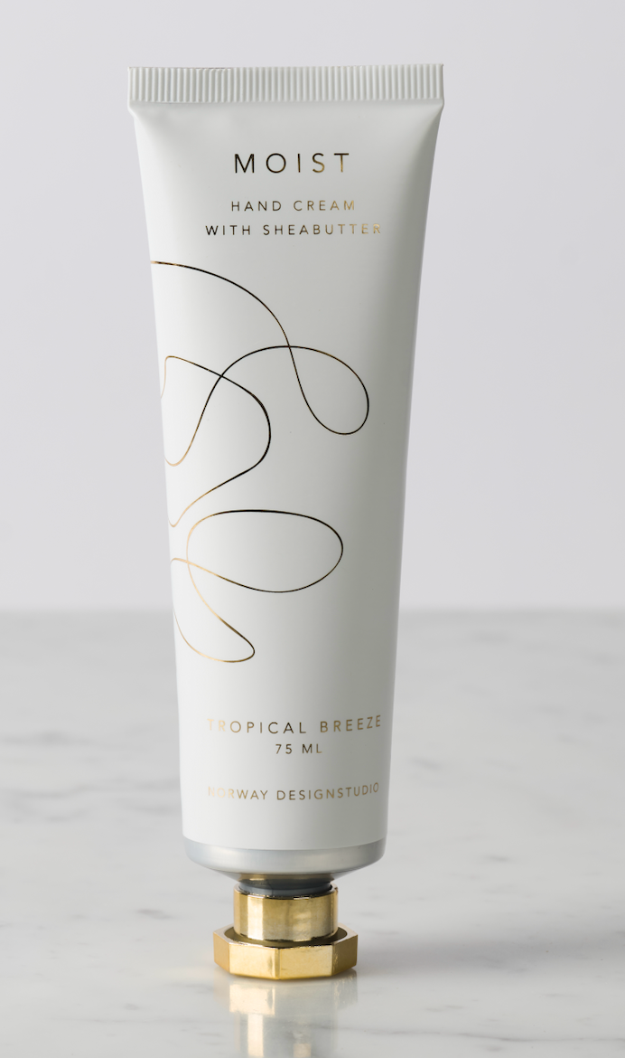 Fuktighetsgivende håndkrem - Hvit - Tropical Breeze