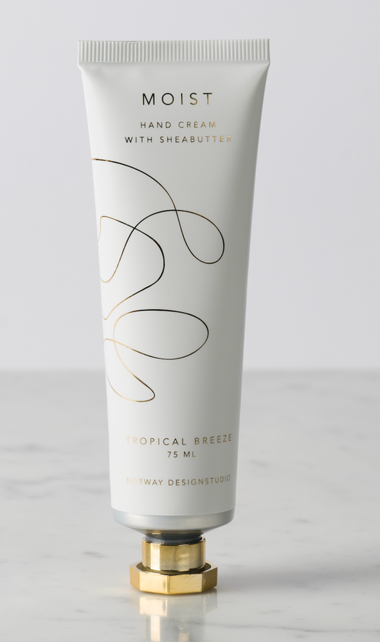 Fuktighetsgivende håndkrem - Hvit - Tropical Breeze