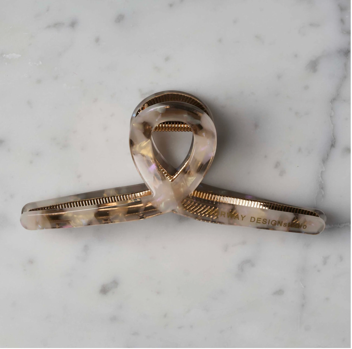 Hårklype med gull- Leo