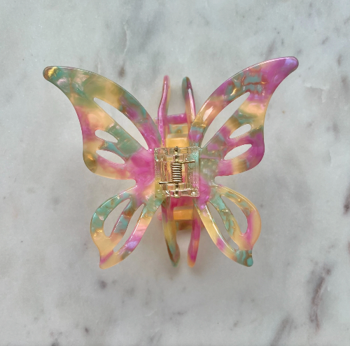 Hårklype - Butterfly - Multi
