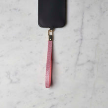 Last inn bildet i Galleri-visningsprogrammet, Mobilstropp - Glitter rosa, kort
