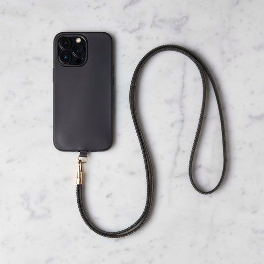 Mobilstropp - Glitter sort, lang