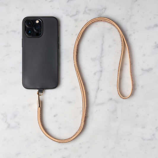 Mobilstropp - Glitter gull, lang