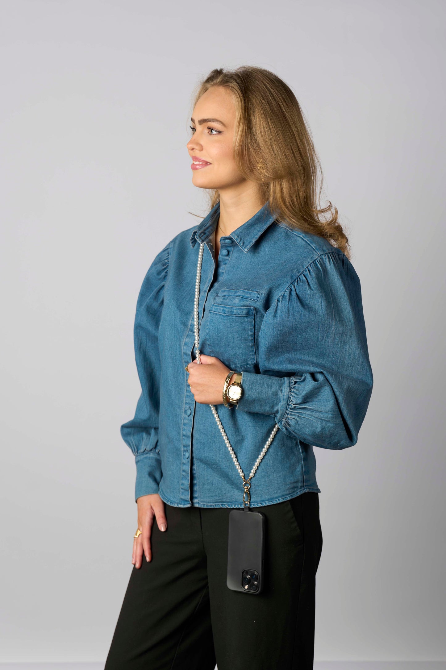 Mobilstropp - Perler, lang