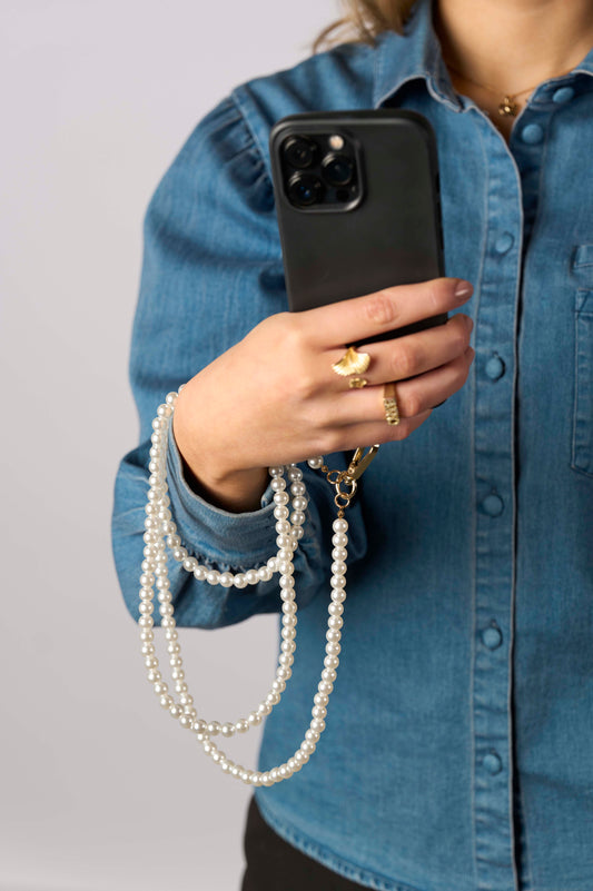 Mobilstropp - Perler, lang