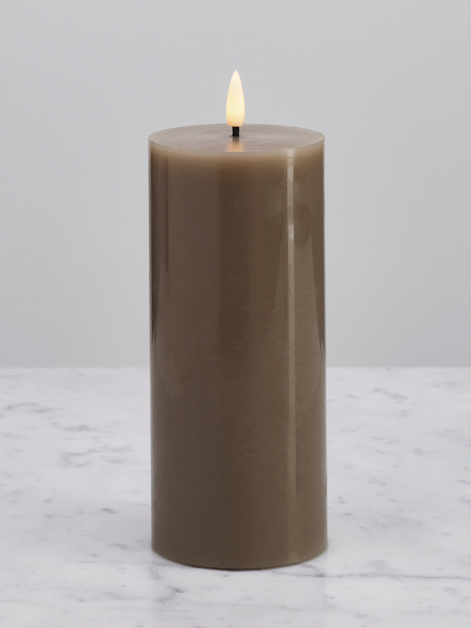 Naturtro LED-kubbelys, beige 16,5 cm