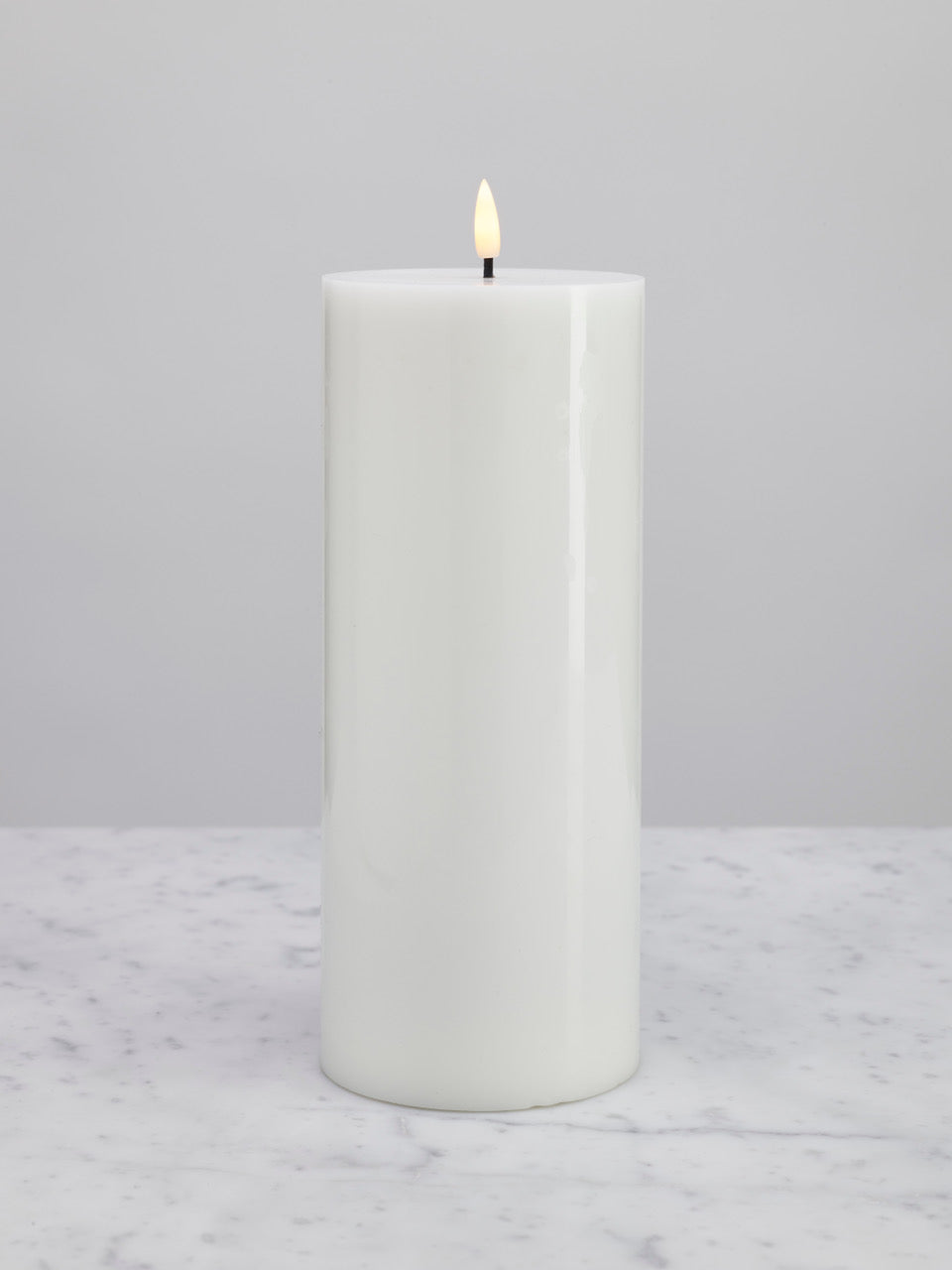 Naturtro LED-kubbelys, hvit 25 cm