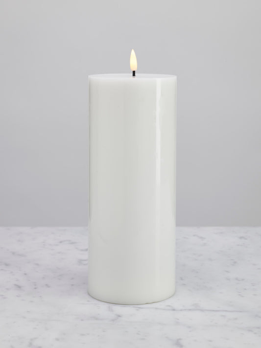 Naturtro LED-kubbelys, hvit 25 cm