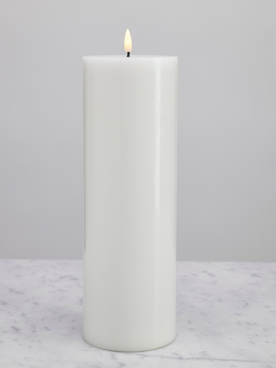 Naturtro LED-kubbelys, hvit 30 cm