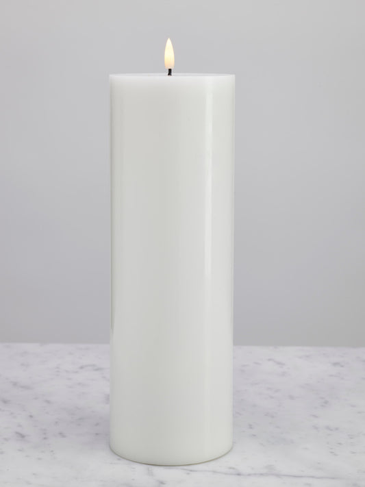 Naturtro LED-kubbelys, hvit 30 cm