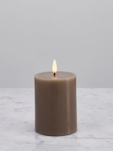 NYHET! Naturtro LED-kubbelys, beige 9 cm