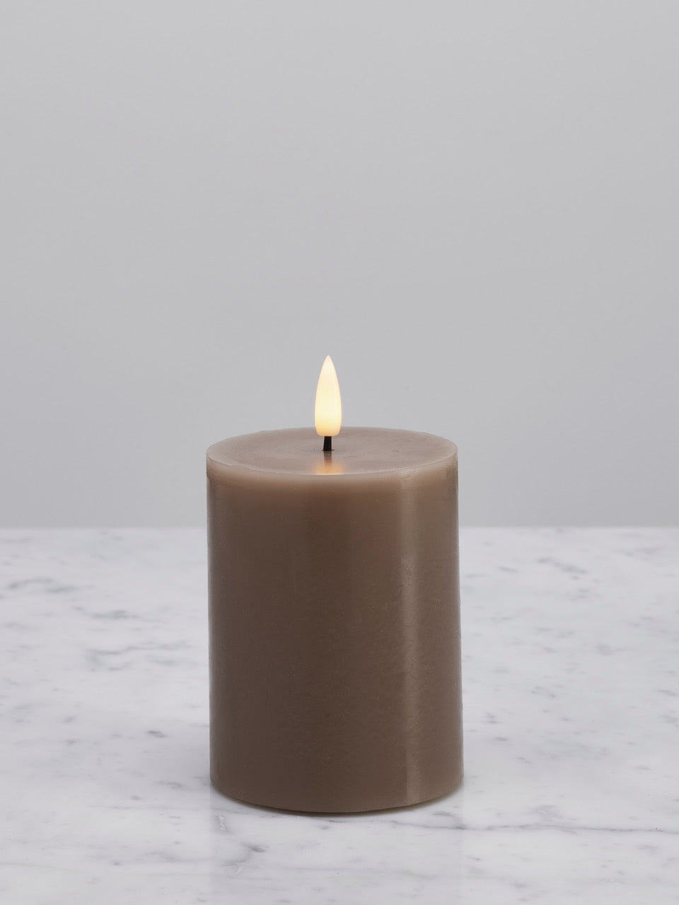 NYHET! Naturtro LED-kubbelys, beige 9 cm
