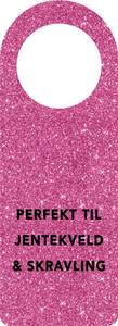 Flaskekort "Perfekt for jentekveld og skravling"