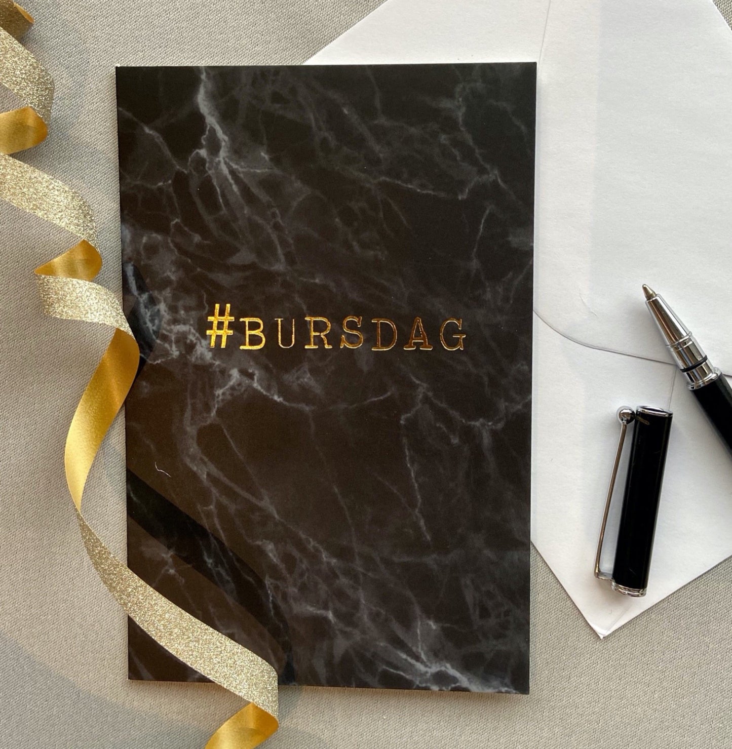 Gratulasjonskort "#Bursdag"