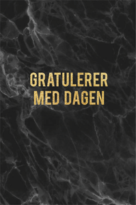 Gratulasjonskort "Gratulerer med dagen"