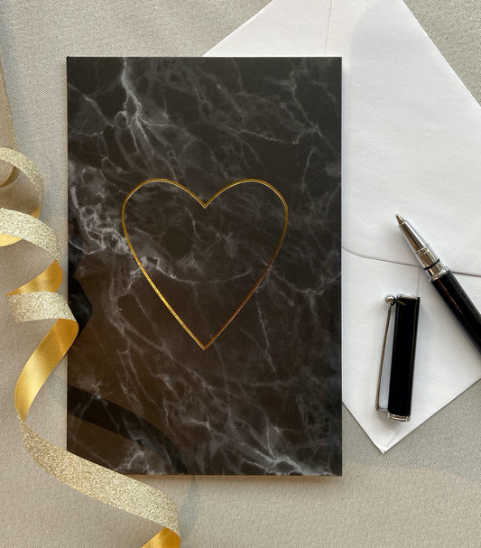 Gratulasjonskort med hjerte