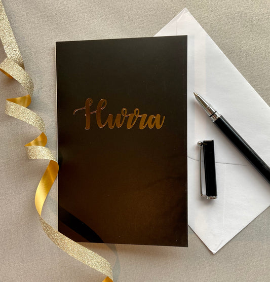 Gratulasjonskort "Hurra"