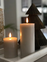 Last inn bildet i Galleri-visningsprogrammet, Naturtro LED-kubbelys, grå - 9 cm
