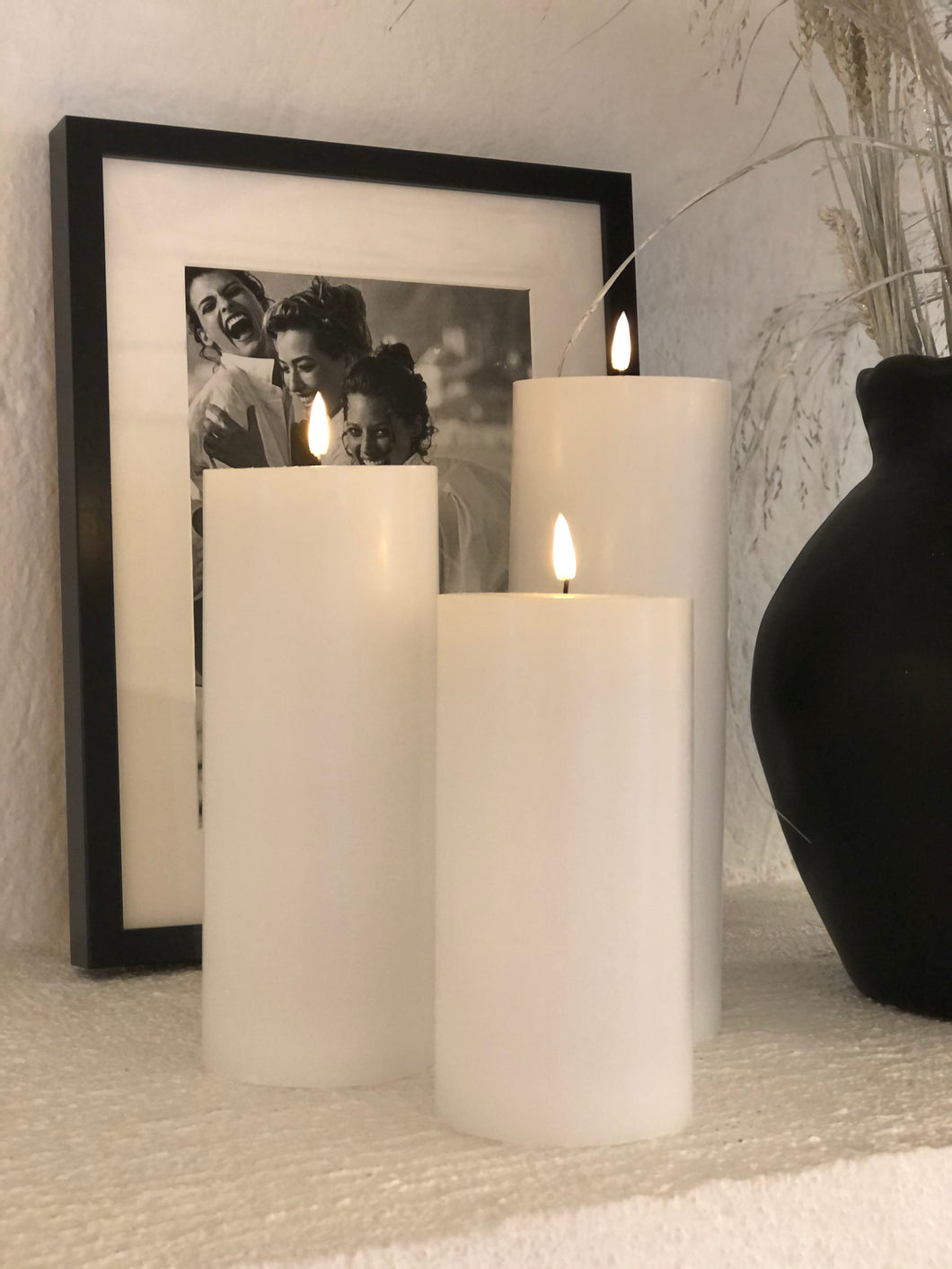 Naturtro LED-kubbelys, hvit - 25 cm