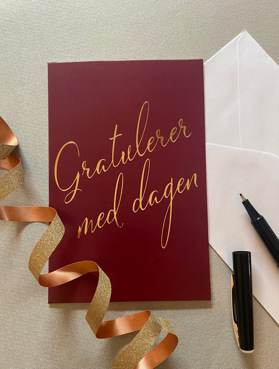 Gratulasjonskort 