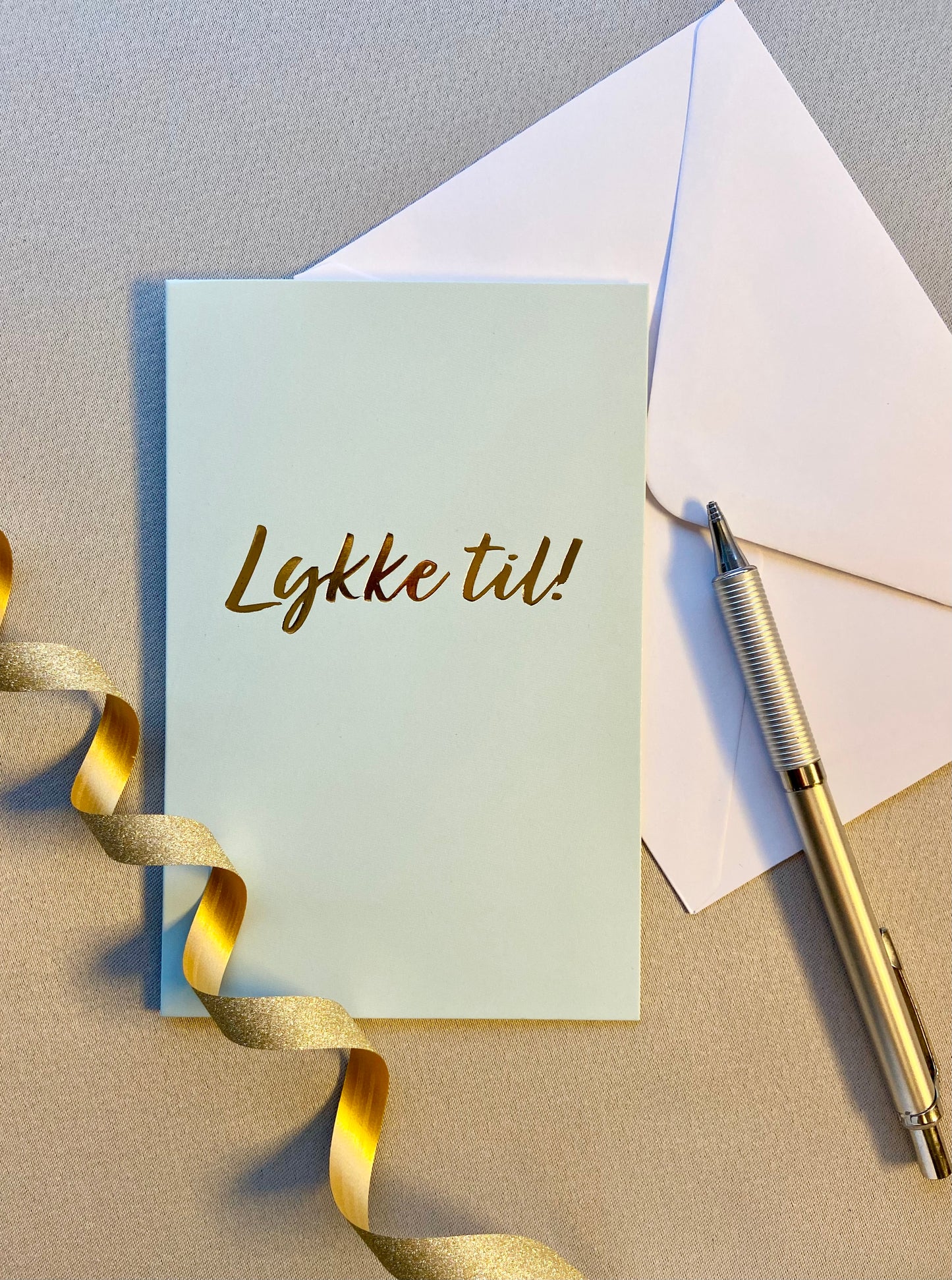 Gratulasjonskort "Lykke til!"